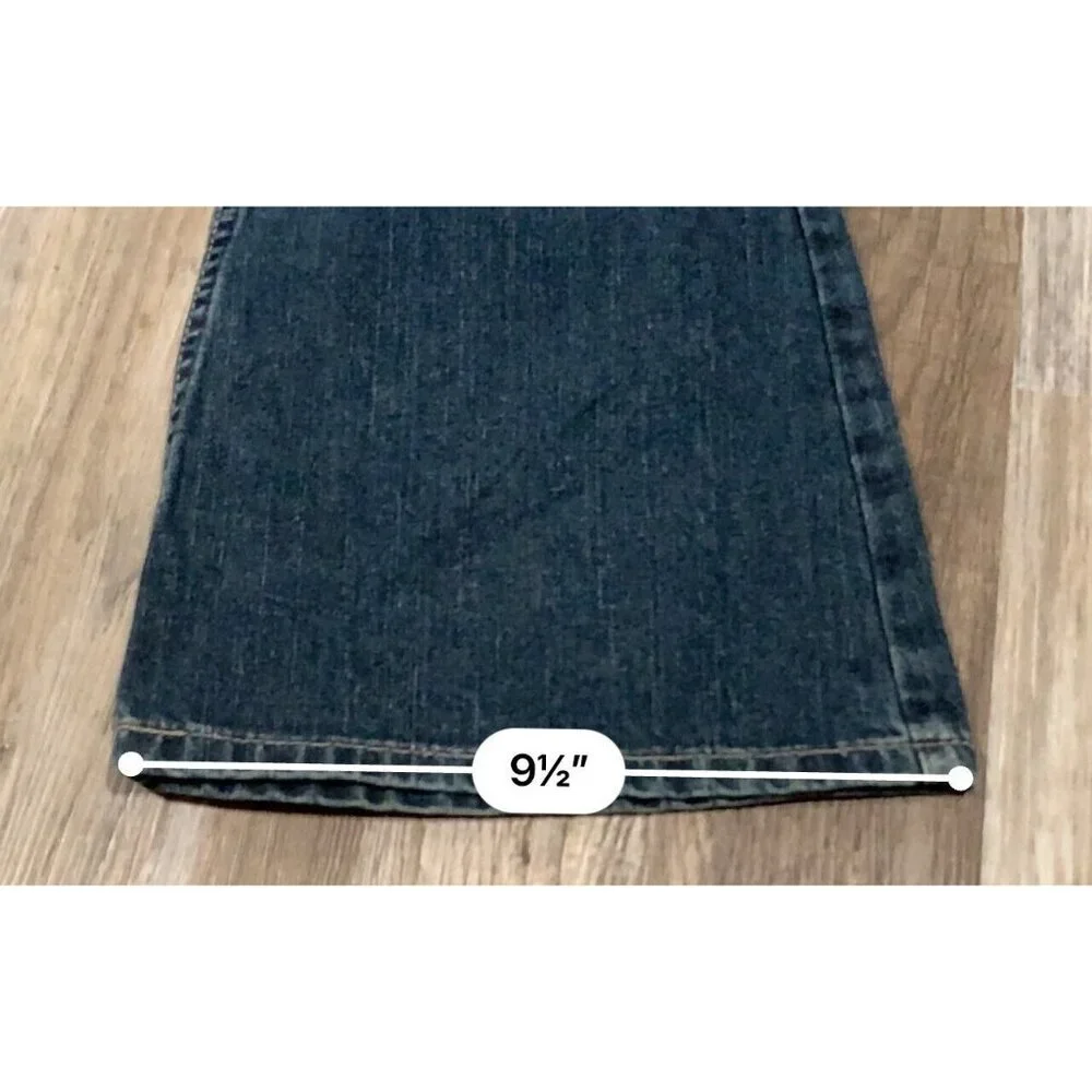 Vtg Silver Jeans Flare Womens Size 25/31 Blue Denim Pants Mid Rise Medium Wash - Picture 13 of 13
